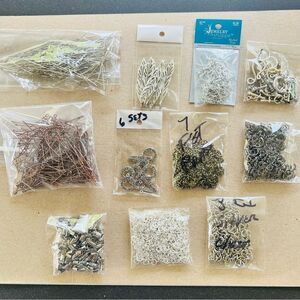 Over 10 Bundles of Assorted Jewelry Making Supplies